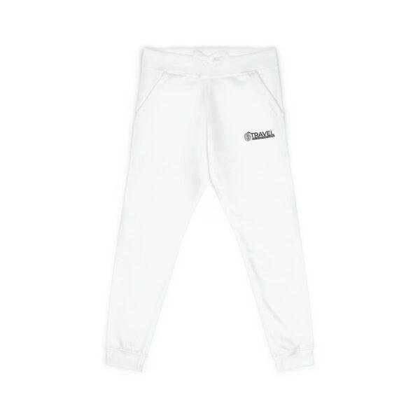 Embroidered "Travel More" Fleece Sweatpants