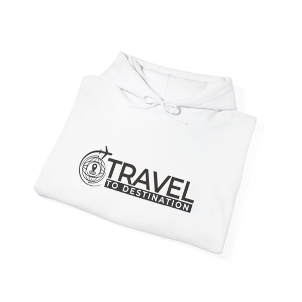 Travel To Destination Hoodie – Adventure Compass Graphic Hooded Sweatshirt