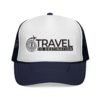Travel to Destination Trucker Cap — Compass Adventure Mesh Hat