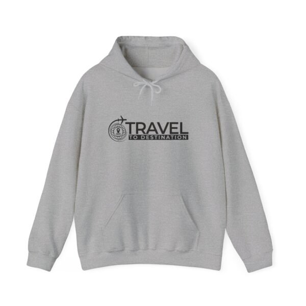 Travel To Destination Hoodie – Adventure Compass Graphic Hooded Sweatshirt