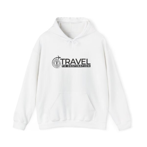 Travel To Destination Hoodie – Adventure Compass Graphic Hooded Sweatshirt