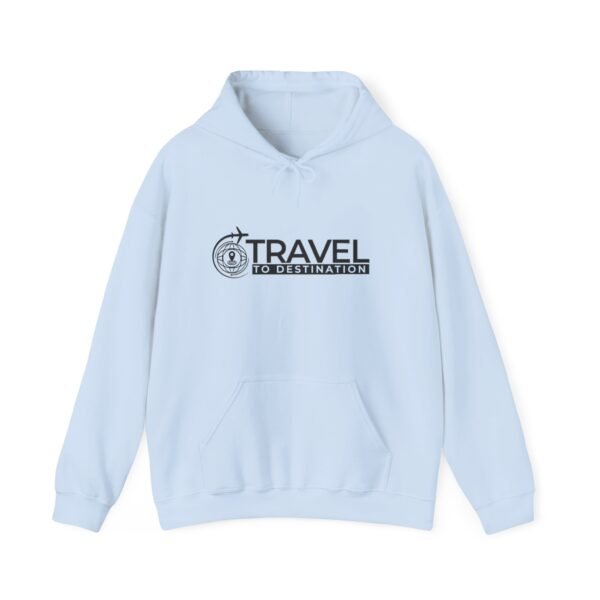Travel To Destination Hoodie – Adventure Compass Graphic Hooded Sweatshirt
