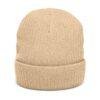Travel to Destination Embroidered Ribbed Knit Beanie – Compass Logo Cuffed Hat