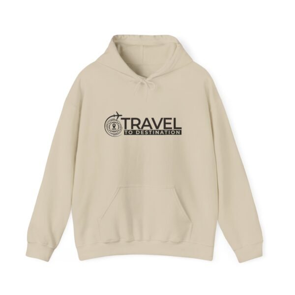 Travel To Destination Hoodie – Adventure Compass Graphic Hooded Sweatshirt
