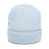 Travel to Destination Embroidered Ribbed Knit Beanie – Compass Logo Cuffed Hat