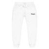 Embroidered "Travel More" Fleece Sweatpants
