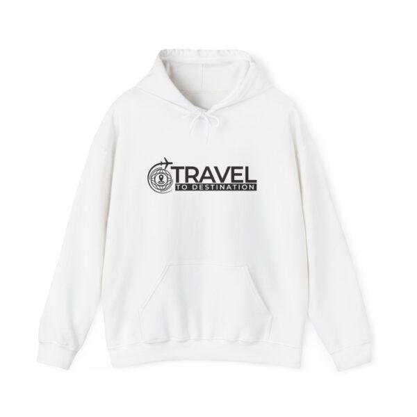 Travel To Destination Hoodie – Adventure Compass Graphic Hooded Sweatshirt