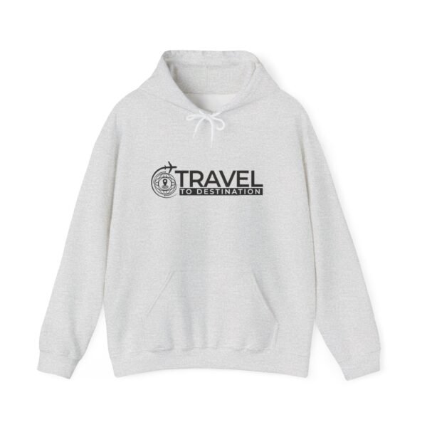Travel To Destination Hoodie – Adventure Compass Graphic Hooded Sweatshirt