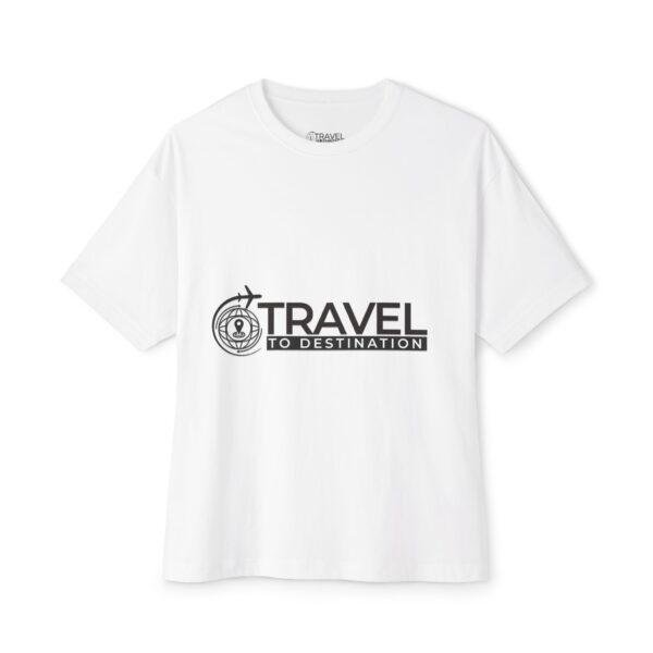 Travel to Destination T-Shirt — Compass Logo Graphic Tee for Travelers