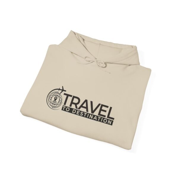Travel To Destination Hoodie – Adventure Compass Graphic Hooded Sweatshirt