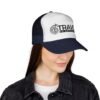 Travel to Destination Trucker Cap — Compass Adventure Mesh Hat