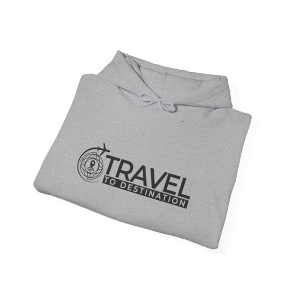 Travel To Destination Hoodie – Adventure Compass Graphic Hooded Sweatshirt