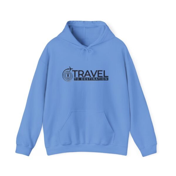 Travel To Destination Hoodie – Adventure Compass Graphic Hooded Sweatshirt