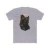 Black Cat Moon T‑Shirt — Mystical Crescent Cat Graphic Tee